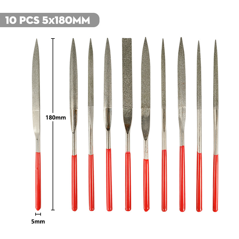 Hand Tools Set Diamond Needle Files Set Diamond Needle Steel Files
