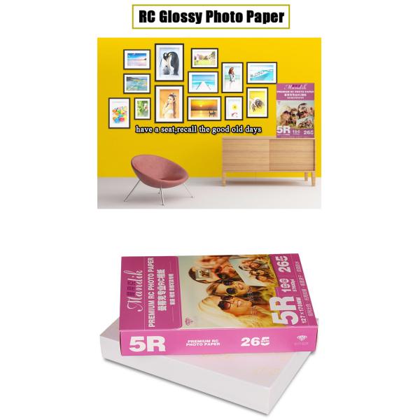 Nano Microporous 5R RC Coated High Gloss Inkjet Paper