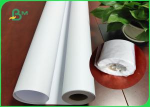 China 36Inch * 150M White Plotter Paper Good Stiffiness For Canon Plotter Printer on sale