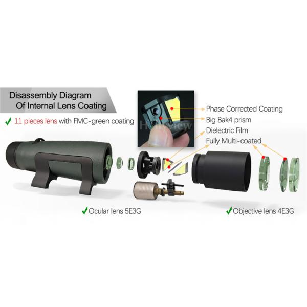 Phase Correction ED Glass 10x42 Roof Prism Binoculars