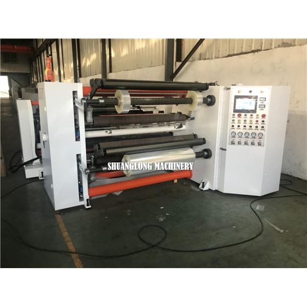 BOPP PET PVC Film Slitting And Rewinding Machine with PLC Control
