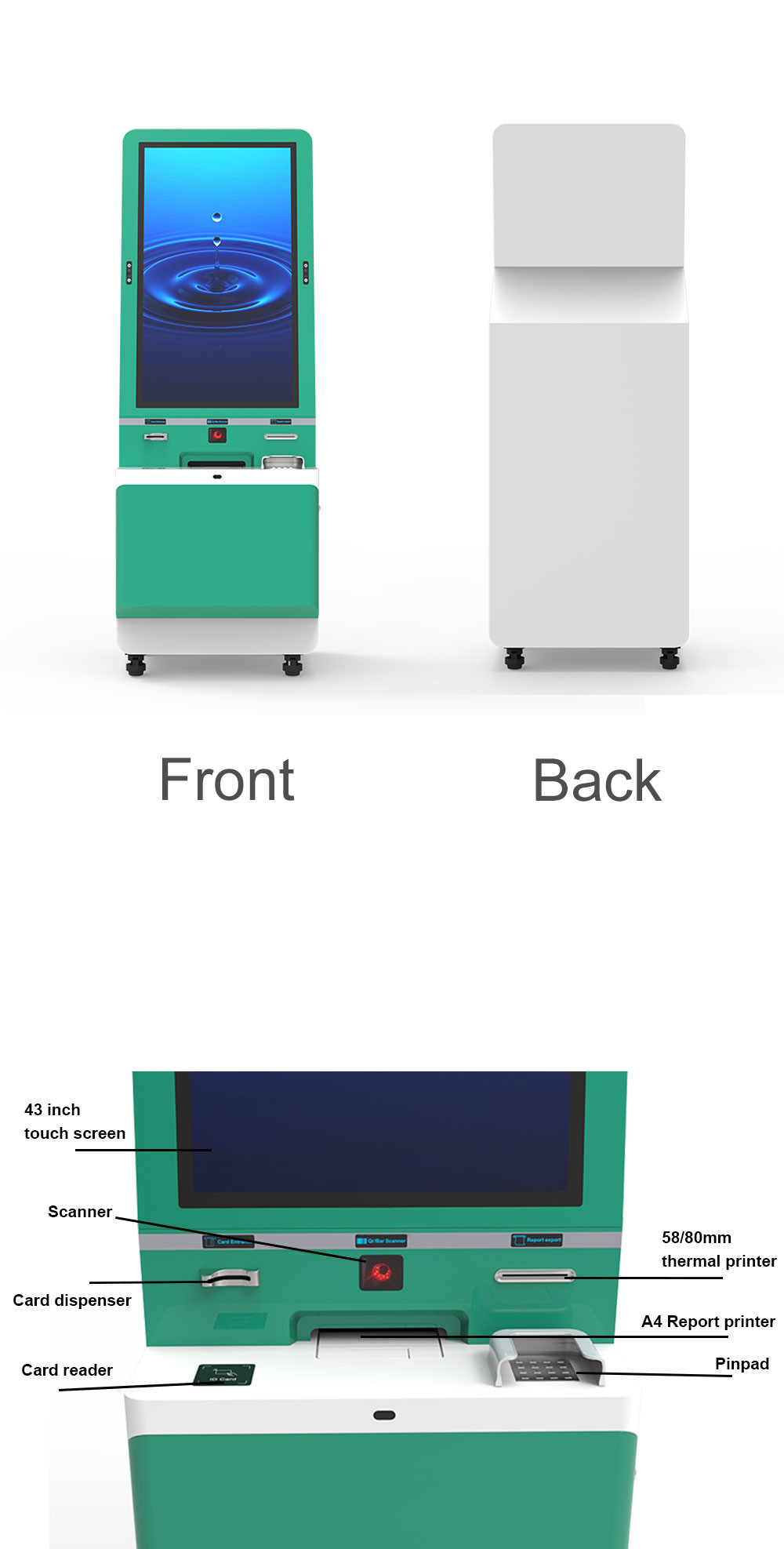 Windows 7 10 Self Printing Kiosk Self Service Printing Kiosk A4 Scanner Terminal
