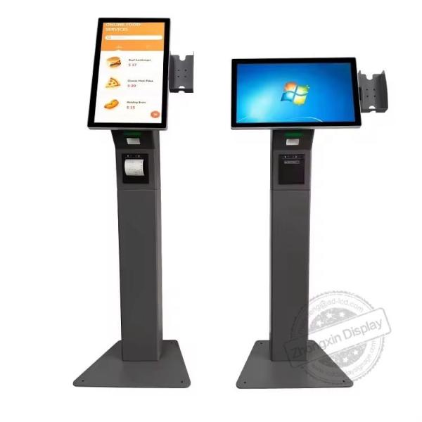 Quality 15.6" Self Service Order Fast Food Tablet POS Payment Kiosk with Capacitive Touch Optional Touch Screen for sale