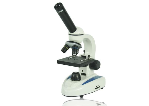 Quality Monocular Science Edu Microscope 45 Degree Inclined  Stage 95X95mm With 4X -40X Objective for sale
