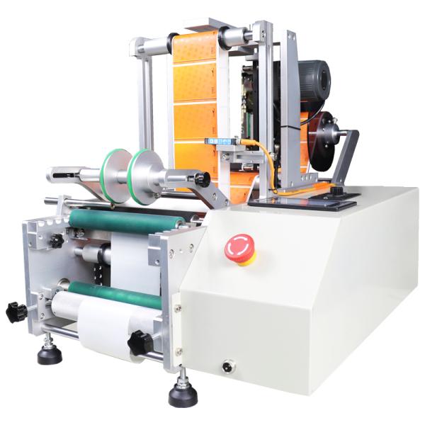 Semi-Automatic Adhesive Labeling Machine for 920x450x520mm Beverage PET Round Bottles