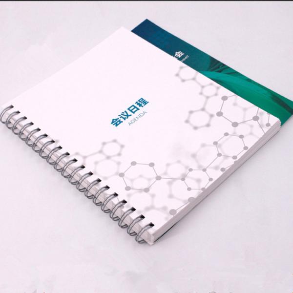 Quality Varnish Coating Ring Bound Book Printing Custom Color For Promotional for sale