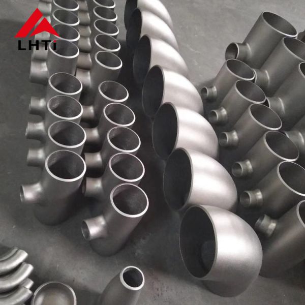 Gr2 Gr7 Gr12 Titanium Elbow TEE Reducer Pipe Fitting Corrosion Resistant