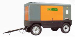 8 Bar Portable Screw Air Compressor , 5000kg Large Portable Air Compressor
