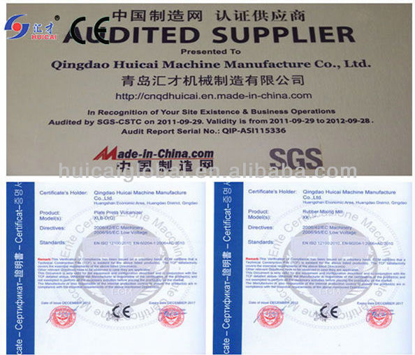 Solid Tire Vulcanizing Machine with 125 rpm Screw Speed and One or Two Screw Design