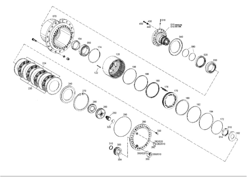 56A0678 Backup Ring Seals , Back Up O Ring ZF.0734317197