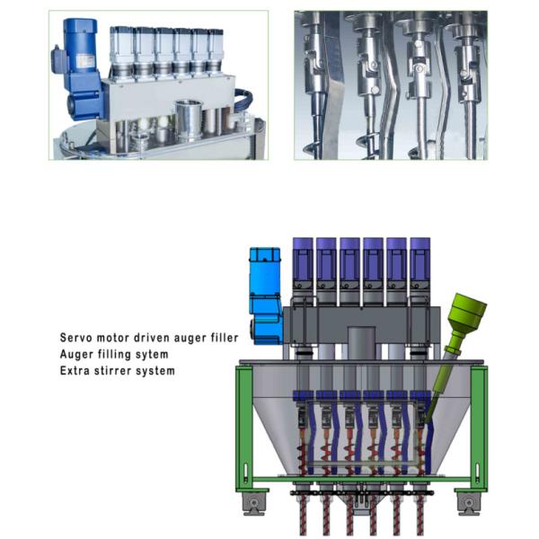 Coffee Sugar Stick Automatic Vertical Packing Machine 60Hz 20g 300mm Dia