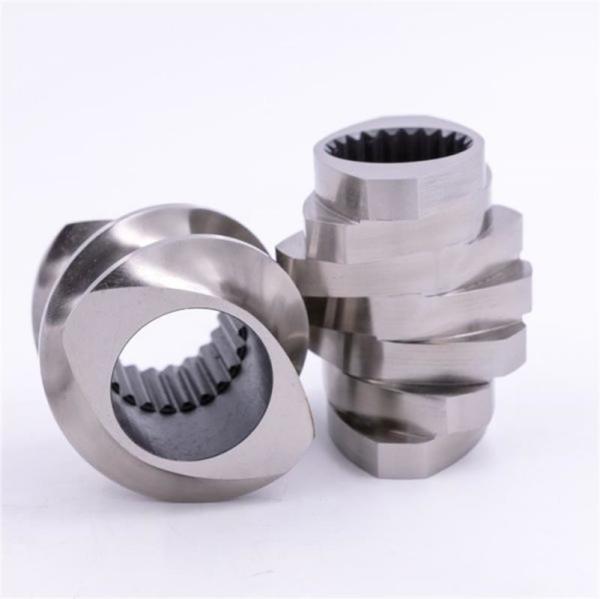 Quality Type 75/65 Segment Screw Abrasive Blasting For Twin Screw Extruder for sale