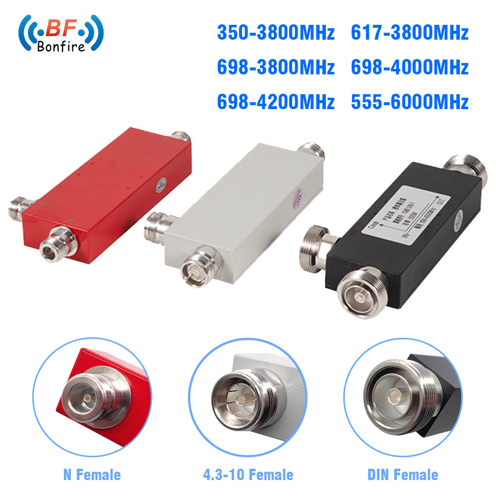 High Quality Wholesale 6dB 698-3800MHz Directional Coupler with 4310 Type Connector for 5g Bts Das Ibs Public Safety