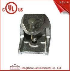 Quality 3/8" 1/2" Malleable Iron Beam Clamp WIth Square Head Screw / NPT Thread Rod Threads for sale