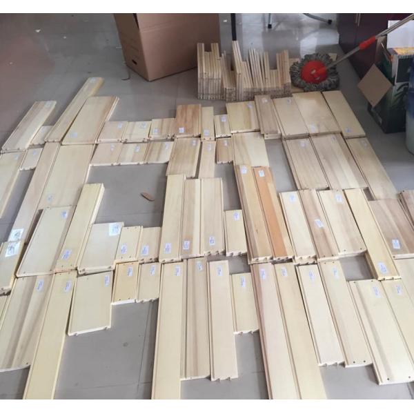 Finished and Clean Grooved Poplar Paulownia Drawer Board for Contemporary Style Cabinet