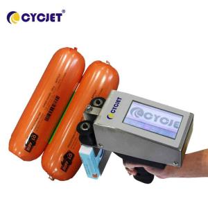 China QR Code 200DPI Handheld Inkjet Barcode Printer 18mm Height wholesale