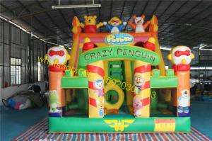 China crazy birds bouncy castle slide inflatable wholesale