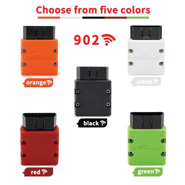 Bluetooth Wireless OBD2 Car Auto Diagnostic Scan Tools KONNWEI KW902 Mini ELM327