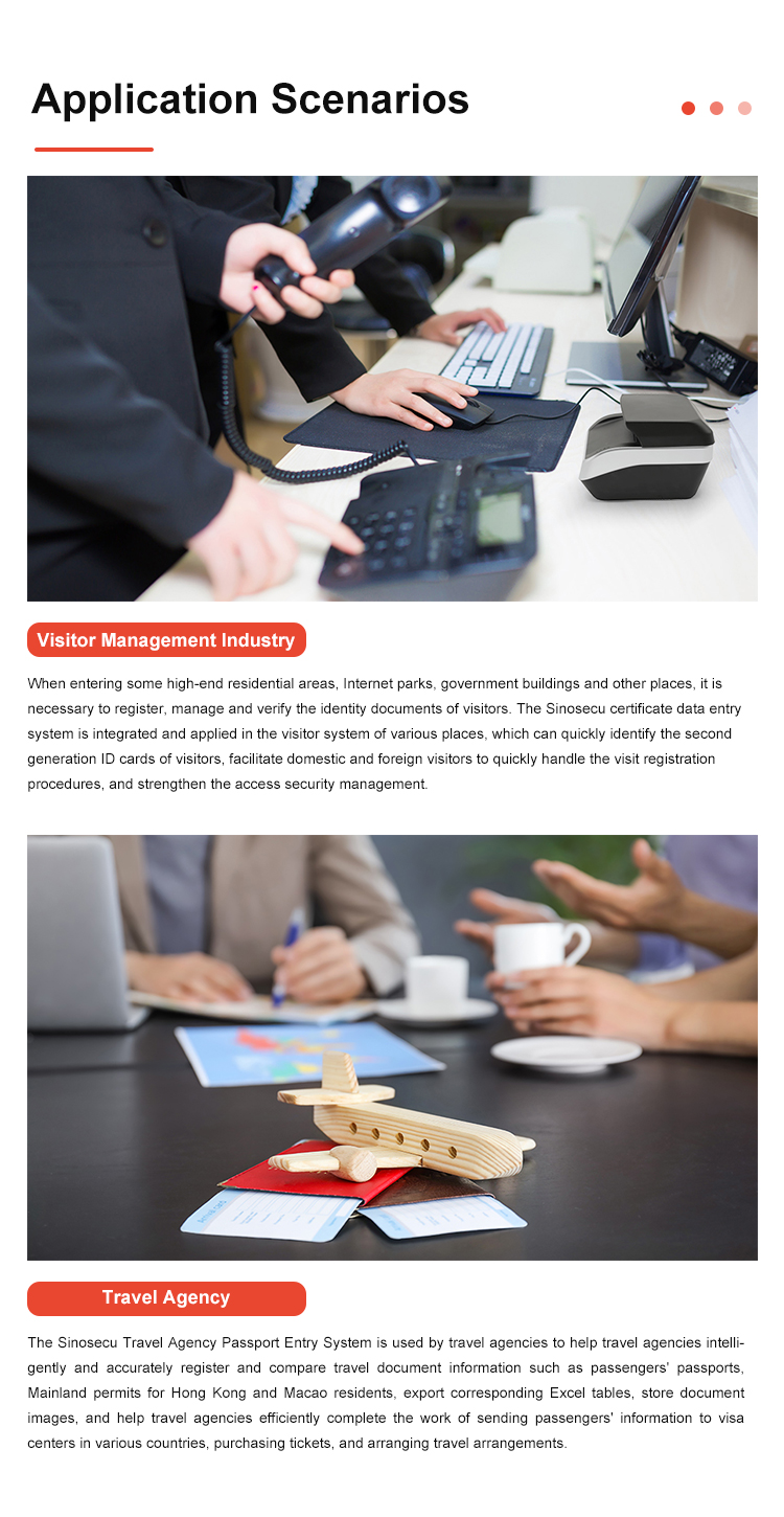 Passport Data Entry 400 DPI Optical Resolution 24 Bit Colour Depth Software and Reader