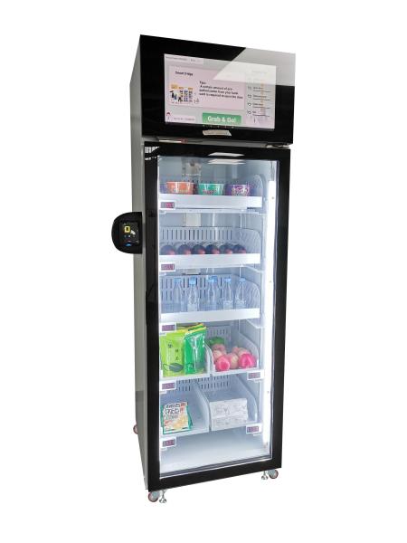 Quality WIFI Smart Fridge Milk Vending Machine Creadit Card Payment System for sale