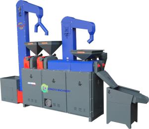 China 2000*1000*1500 Mm Compact Brown Rice Milling Machine for Husk Hulling on sale