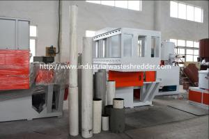 Single Shaft Shredder Machine For Plastic Pipes Scrap Include PE / PP / PPR / ABS / PVC
