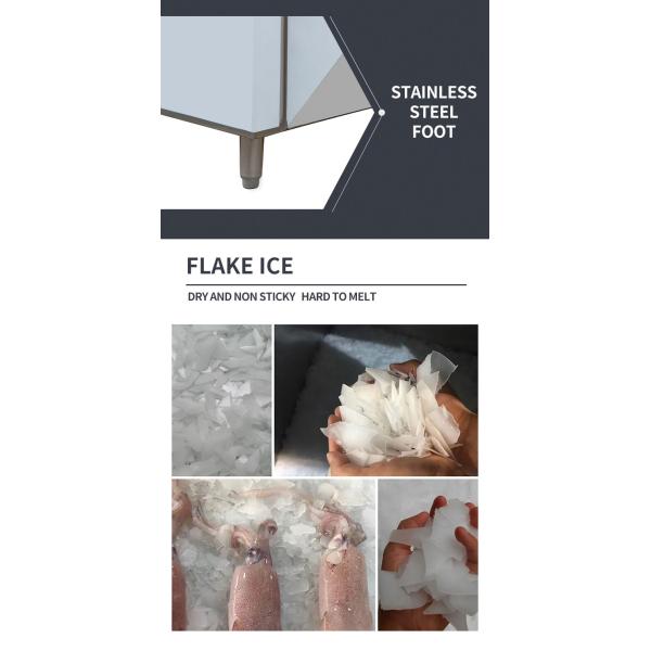 500KG/24H Ice Flake Making Machine Air Cooling Commercial Block Ice Snow Cone Machine