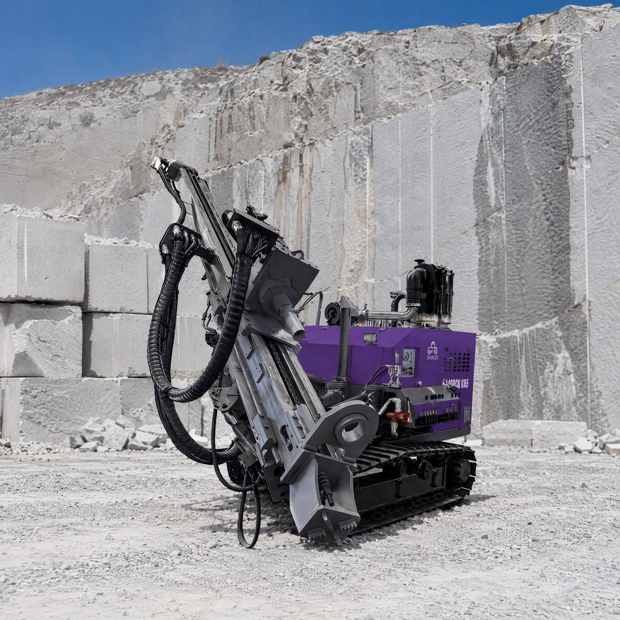 Split Type DTH Drilling Rig Mining Project 30m Depth Borehole Drilling Rig Crawler Drilling Machine for Sale