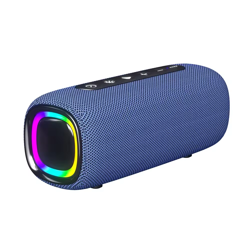 Multi-Functional Computer Clock Atmosphere RGB Speaker with Sound and Microphone