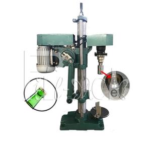 China 15BPM Aluminum Screw Crown Semi Automatic Capping Machine on sale