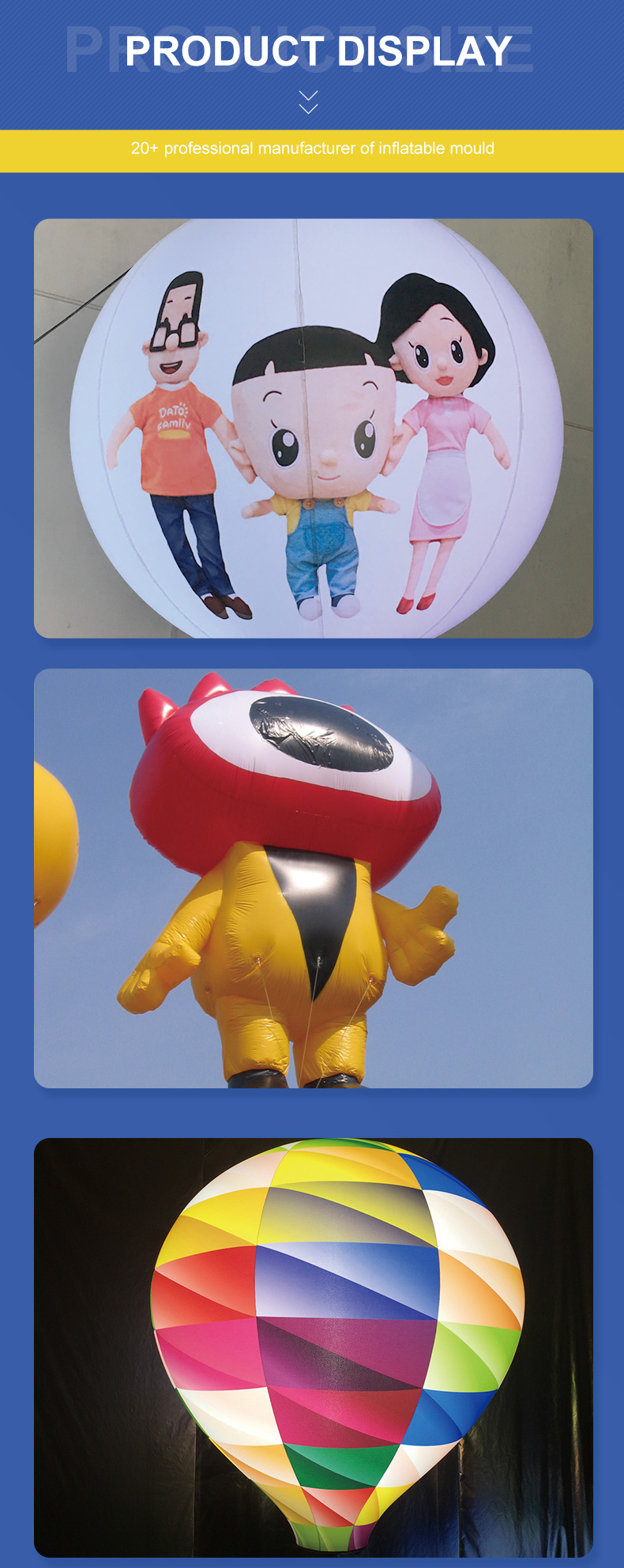 Ceiling Light Cube Inflatable Square Balloon for Commercial Advertising in Banks