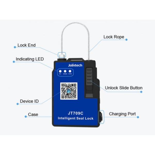 Jointech JT709C Small Container Electronic Seal Reusable GPS Smart Lock Tracker with P67 Waterproof