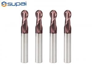 China Long Ball Nose End Mill 50 - 150mm Overall Length Solid Carbide End Mill wholesale