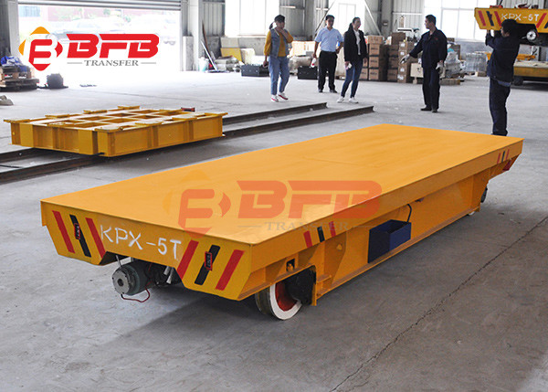 CE Bulk Material Handling Equipment Battery Powered Cart On Rails 12 Months Warranty