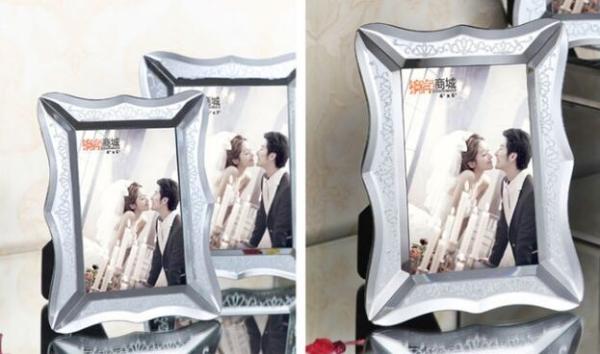Quality Popular Silver Glass Photo Frame / Elegant Simple Glass Picture Frames for sale