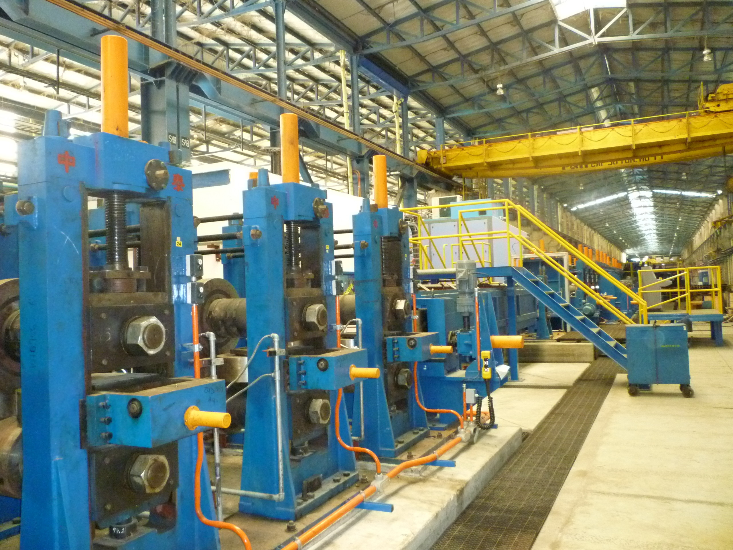 ZTZG High Frequency Straight Seam Welded Pipe Mill Hydraulic Decoiler Type