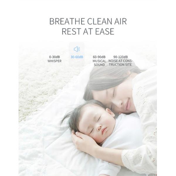 HOMEFISH 99.9% Smart Mini Air Purifier Air Purificaion Mosquito Killer