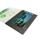 Customized LCD Christmas Postcards Magnetic Switch For Playing Video / Music /