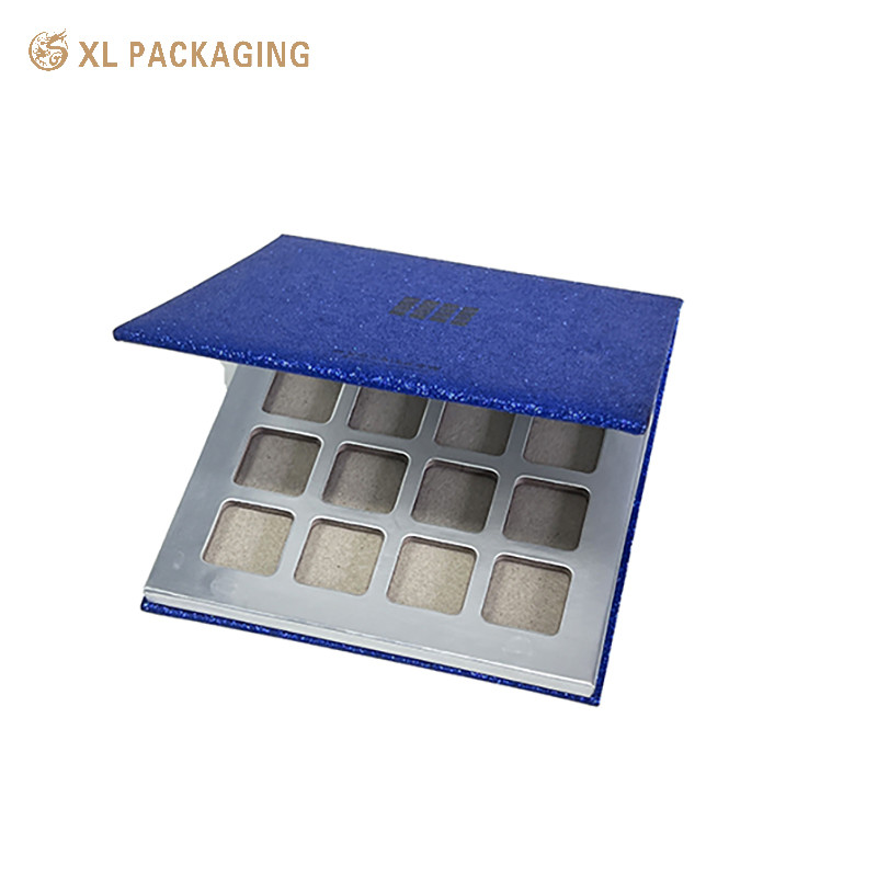 Luxury Custom Rectangle Custom Empty Eyeshadow Palette Pans Eye Shadow Case Container Packaging