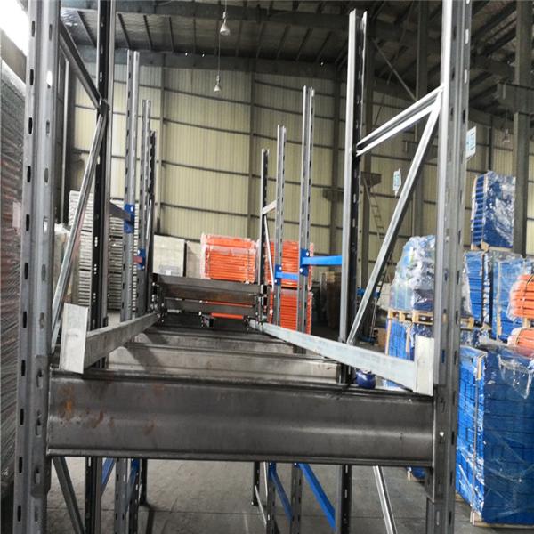 Space-efficient Push Back Pallet Rack For Various Applications
