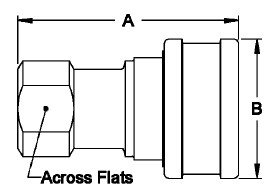 0.5'' Hydraulic Hose Quick Connect