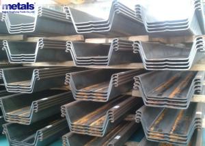 China Hot Rolled Steel Sheet Pile U Type Piling Retaining Wall 400x100x10.5mm wholesale