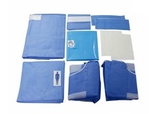 PE PP Sterile Surgical Packs Split Sheet Drape Fluid Control