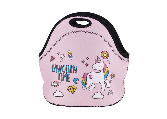 Custom made lunch bags , neoprene fashionable lunch bags with printing