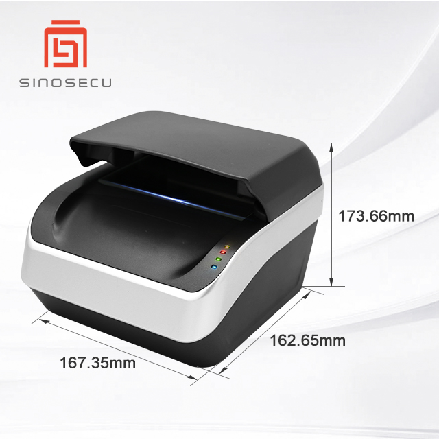 OCR Passport Scanner Sinocecu QR1000 I for Auto-Detect and Scan Support ICAO Doc 9303