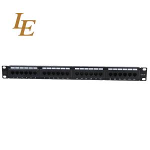 China Snap In Network Patch Panel 1U 19&quot; 24 Port Blank Modular wholesale