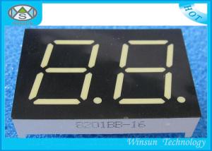 China 0.80 Inch Height Two Digit 7 Segment Display , LED Numeric Display for Audio equipment wholesale