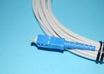 White Armored G657B3 Patch Cord Single Mode SC - SC / APC Jumper LSZH Jacket