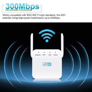 China Signal Amplifier 2.4G 300Mbps Wifi Router Repeater on sale