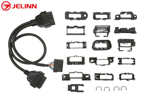 Quality Universal OBD2 J1962 OBDII OBD 2 Splitter Spliter Y Cable With Multi Mounting Brackets for All Car Makes for sale